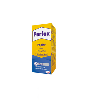 Perfax Blauw - Methyl Papierbehang Lijm