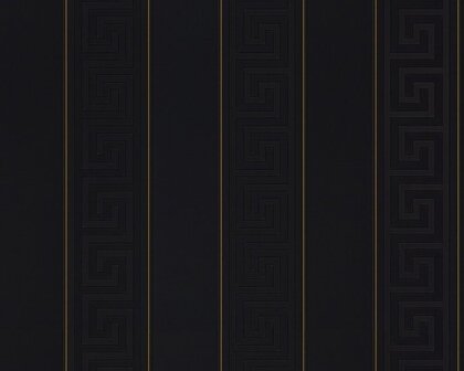 Versace 93524-4 - Zwart Behang