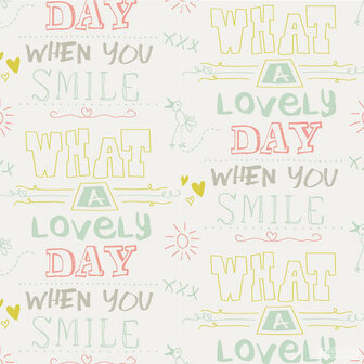 Cozz Smile behang 61166-02 What a lovely day Behang