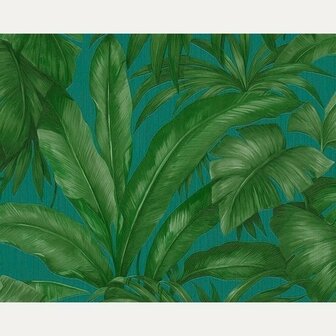 Versace 2 AS Creation Nr. 962406 - Groen / Blauw Behang