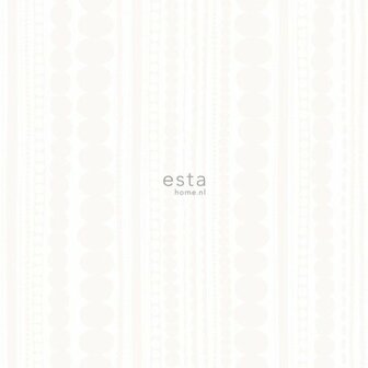 Esta #FAB HD 138836 - Zilver - Wit Behang