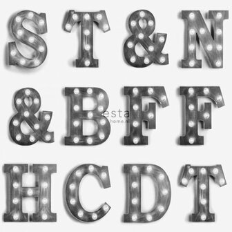 Esta #FAB HD 138849 - Zwart Wit Behang