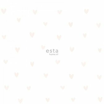 Esta #FAB HD 138864 - Zilver - Wit Behang