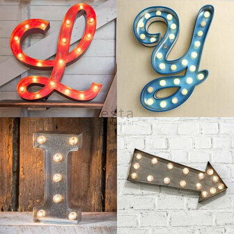 Esta #FAB Light letters vlies wallpaper XXL 158816 - Rood - Oranje - Blauw Behang