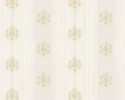 AS Creation Hermitage 10 - 330842/33084-2 - Creme / Goud Behang