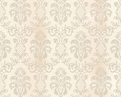 AS Creation Hermitage 10 - 335453/33545-3 - Grijs / Creme Behang