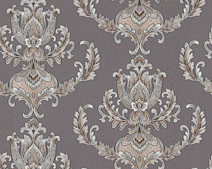 AS Creation Hermitage 10 - 335465/33546-5 - Zilver / Grijs Behang