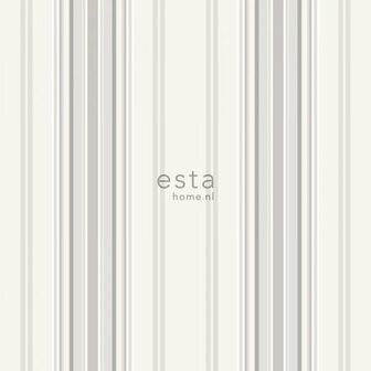 Esta College 138805 - Grijs - Beige Behang