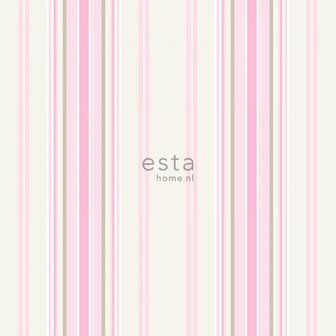 Esta College 138806 - Roze Behang