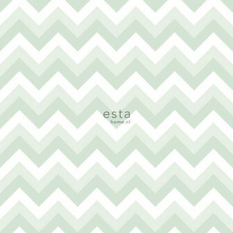 Esta Little Bandits 128858 - Groen Behang