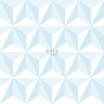 Esta Little Bandits 138912 - Blauw Behang