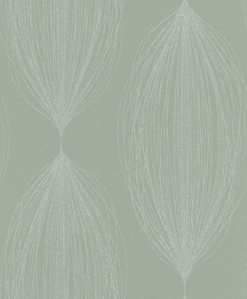 Rasch Sparkling 523423 met zilver glitter patroon Behang