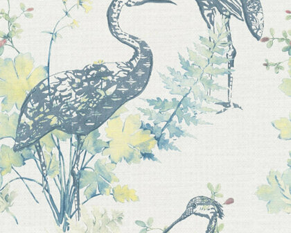 AS Creation Four Seasons 36092-1 - Groen / Geel Behang