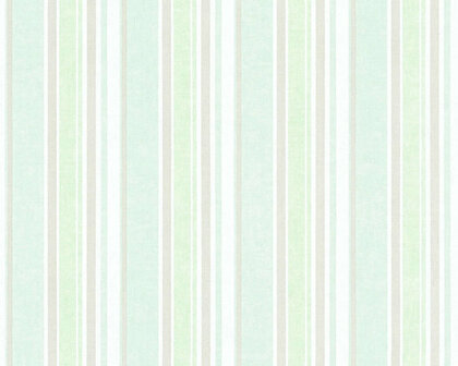 AS Creation Little Stars 35849-1 - Groen / Goud Behang