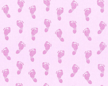AS Creation Little Stars 35863-3 - Roze / Metallic Behang