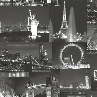 Dutch Wallcoverings Imaginarium Night City 11330 Behang