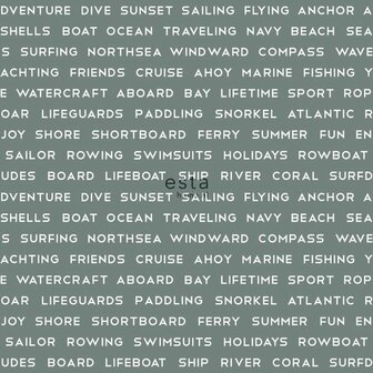 Esta Regatta Crew - Surf Edition 138960 - Groen Behang