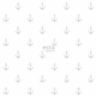 Esta Regatta Crew - Surf Edition 138964 - Zilver - Wit Behang