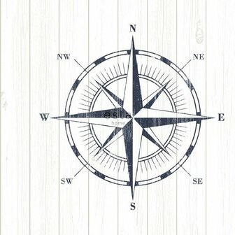 Esta Regatta Crew - Surf Edition 138975 - Wit - Blauw Behang