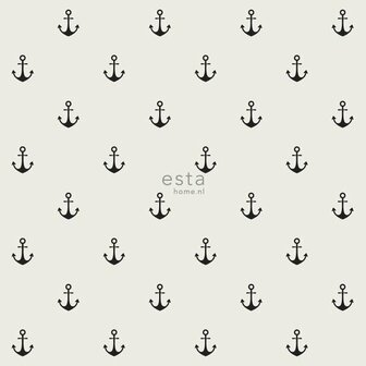 Esta Regatta Crew - Surf Edition 128873 - Zwart - Beige Behang