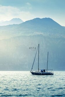 Esta Regatta Crew - Surf Edition 158850 - Blauw Behang