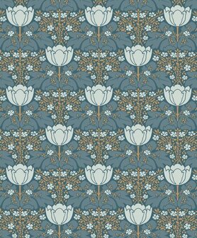 Casadeco Belle Epoque BEEP82236216 - Blauw Behang