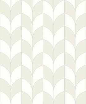 Casadeco Belle Epoque BEEP82259141 - Grijs / Wit Behang
