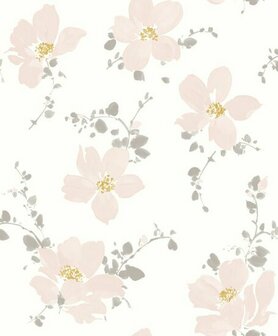 Casadeco Florescence FLRE82324127 - Roze Behang