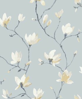 Casadeco Florescence FLRE82366122 - Blauw Behang