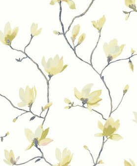 Casadeco Florescence FLRE82367207 - Groen / Wit Behang
