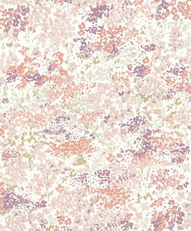 Casadeco Florescence FLRE82374323 - Roze / Wit Behang