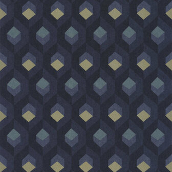 Casadeco Helsinki HELS82056523 - Blauw Behang