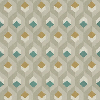 Casadeco Helsinki HELS82057407 - Beige / Groen Behang