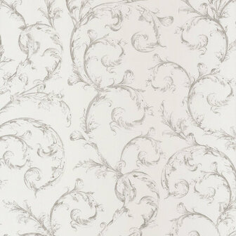 Casadeco Fontainebleau FONT81531203 - Beige / Wit Behang