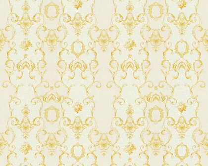 AS Creation Chateau 5 34392-1 - Goud / Creme Behang
