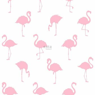 Esta Home Jungle Fever 138992 - Roze Behang