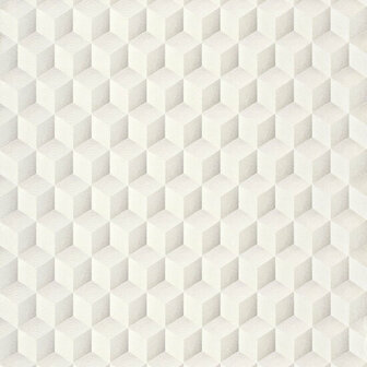 Casadeco So White 3 SOWH28350109 - Wit Behang