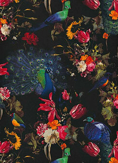 Behangexpresse Instawalls 6371-15 Botanisch/Vogels/Pauw/Planten Behang