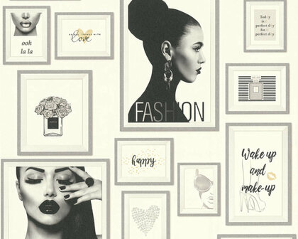 AS Creation Metropolitan Stories | 36918-2 - Grijs / Zwart Behang