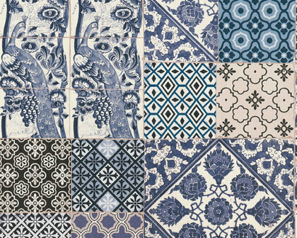 AS Creation Metropolitan Stories | 36923-2 - Blauw / Creme Behang