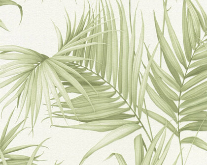 AS Creation Michalsky Dream Again 36505-1 - Groen / Creme Behang