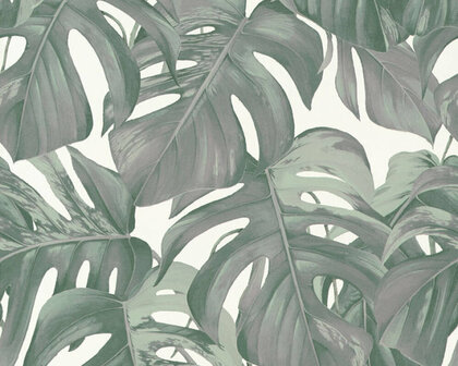 AS Creation Michalsky Dream Again 36519-1 - Groen / Grijs Behang
