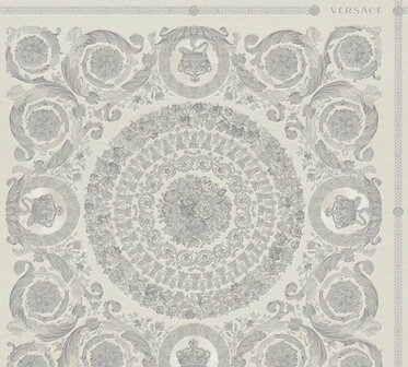 Versace Home 4 - 37055-5 - Zilver - Grijs Behang