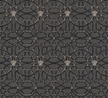 Versace Home 4 - 37049-4 - Zilver - Grijs Behang