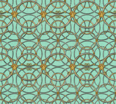 Versace Home 4 - 37049-7 - Groen Behang