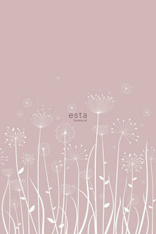 Esta Home Scandi Cool 158905 - Roze Behang