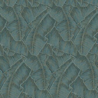 Casadeco Cuba CBBA84326438 - Blauw Behang