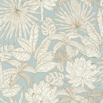 Caselio L&#039;Odyssee OYS101436109 - Blauw Behang