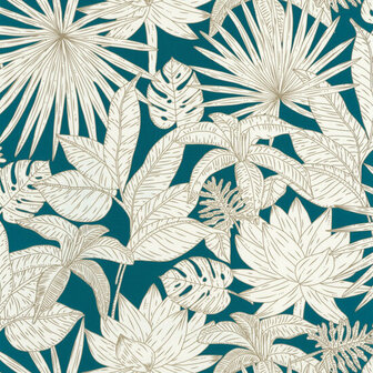 Caselio L&#039;Odyssee OYS101436625 - Blauw Behang