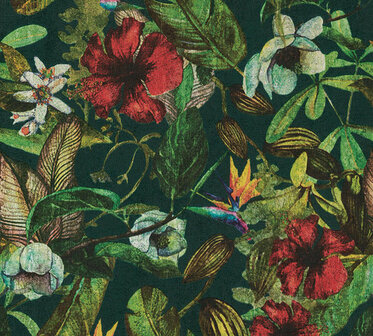 AS Creation Greenery 37216-5 | 372165 - Groen / Rood Behang